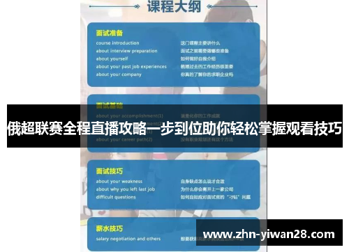 俄超联赛全程直播攻略一步到位助你轻松掌握观看技巧