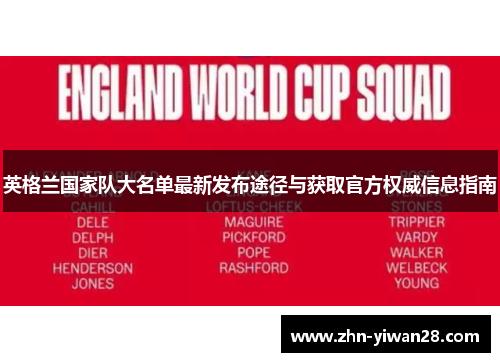 英格兰国家队大名单最新发布途径与获取官方权威信息指南